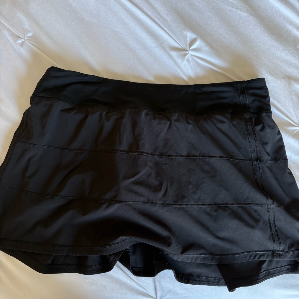 Lululemon Athletica Black Mini Skirt